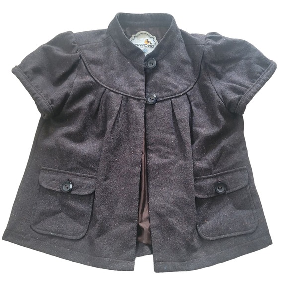 Anthropologie Jackets & Blazers - Nick and MO Anthropologie Wool Short Sleeve Jacket Size L